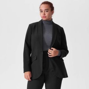 Universal Standard Rio Blazer Black XS 10 12 NWT